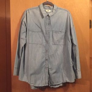 Old Navy Denim Oxford XL